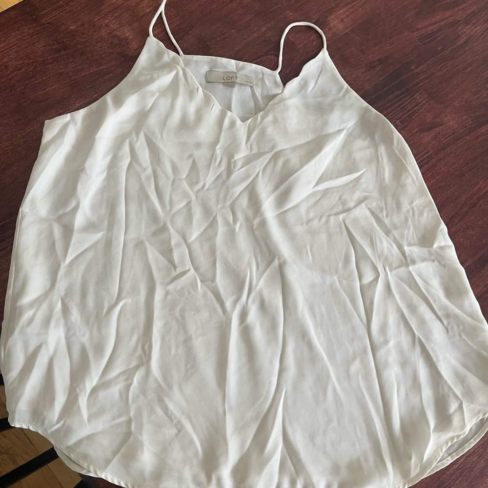 LOFT Women's Classic White Camisole